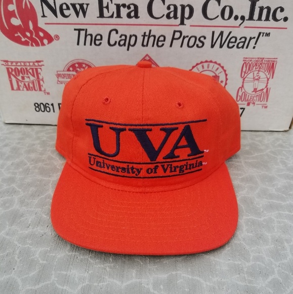 New Era Other - 1990s University of Virginia Leather Strap Hat